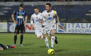 Andrea Saraniti due gol in due partite col Lecce